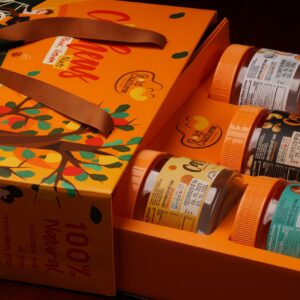 Hộp quà tặng Hạt Điều Bình Phước Cao Cấp 5 hộp 250g